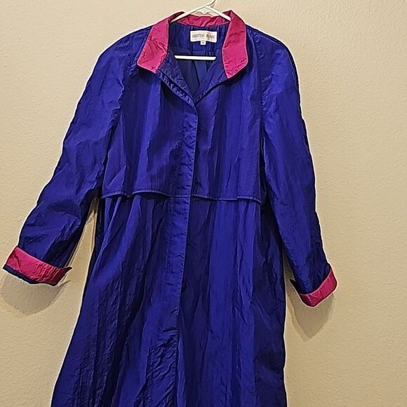 KRISTEN BLAKE VINTAGE RAINCOAT SIZE 12 - Picture 1 of 11